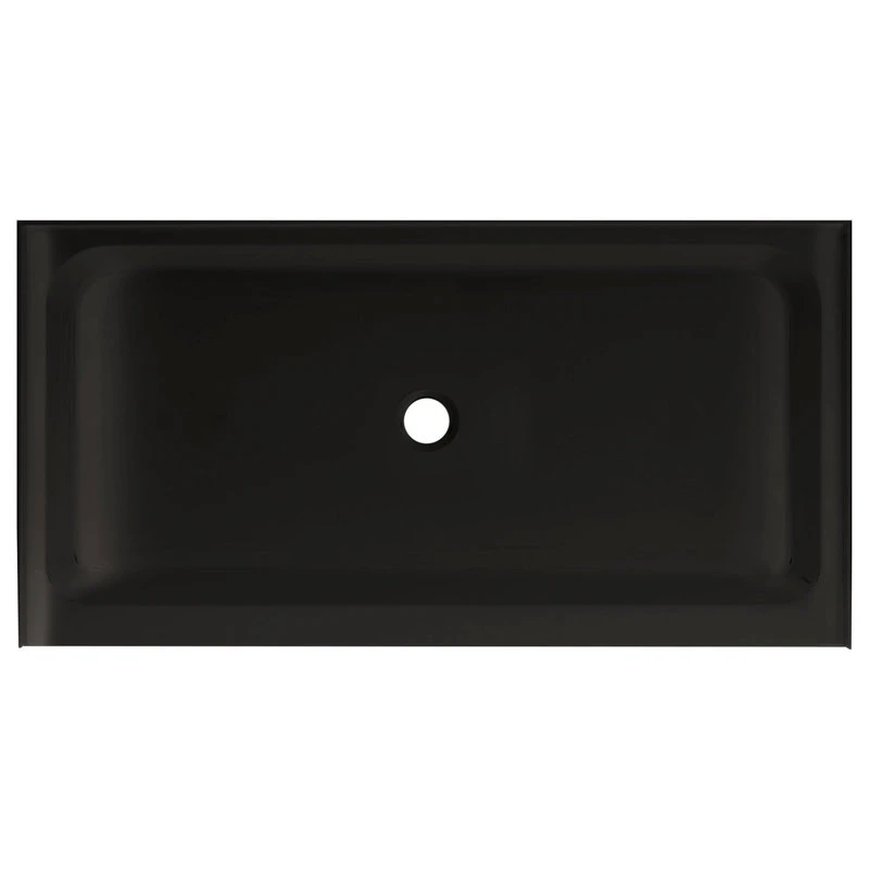 Voltaire 60 X 32 Acrylic Black, Single-Threshold, Center Drain, Shower Base 1 Voltaire 60 X 32 Acrylic Black, Single-Threshold, Center Drain, Shower Base