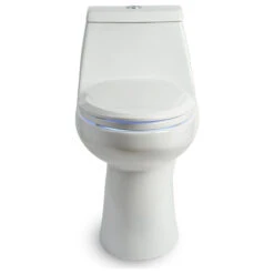 Brondell L60-RB LumaWarm Heated Nightlight Toilet Seat Round Biscuit -Warm Bathroom 6fd155cd0de99411 9249 w800 h800 b1 p0