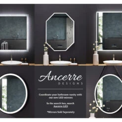 Audrey Vanity Set, White, 48", Gold Hardware, No Mirror 31 Audrey Vanity Set, White, 48", Gold Hardware, No Mirror -Warm Bathroom 7091915302e3140d 3886 w800 h800 b0 p0