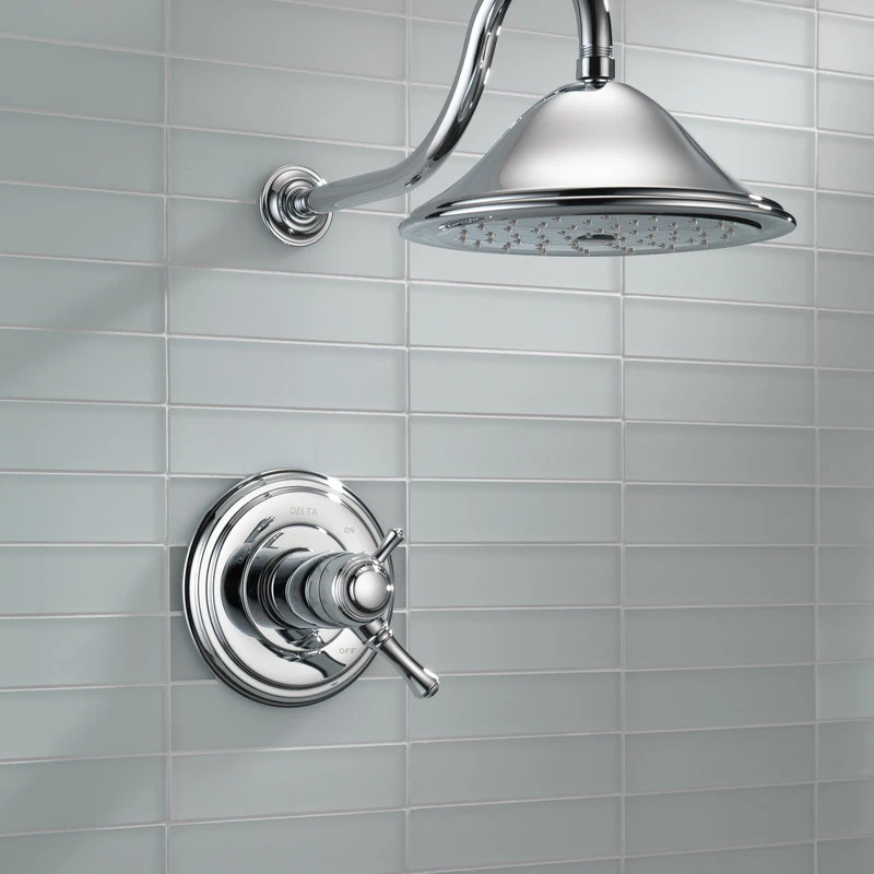 Delta Cassidy TempAssure 17T Series Shower Trim, Chrome, T17T297 2 Delta Cassidy TempAssure 17T Series Shower Trim, Chrome, T17T297 - Image 2