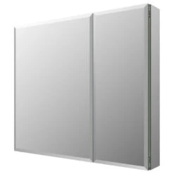 Fresca 30"Wx26"H Bathroom Medicine Cabinet With Mirrors, Beveled Edge