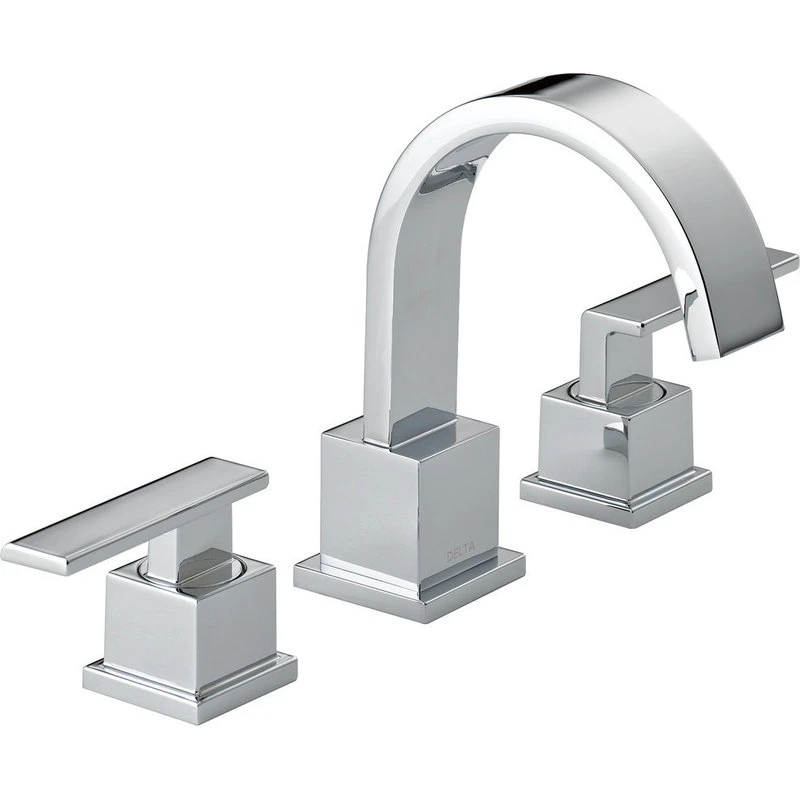 Delta Vero Two Handle Widespread Bathroom Faucet, Chrome, 3553LF 1 Delta Vero Two Handle Widespread Bathroom Faucet, Chrome, 3553LF