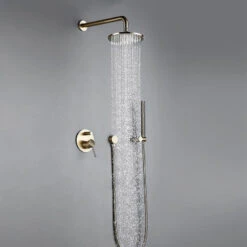Wasser™ Brass Shower System With Handheld Shower, 12" Shower Head -Warm Bathroom 72111c4001160ffe 8333 w800 h800 b0 p0
