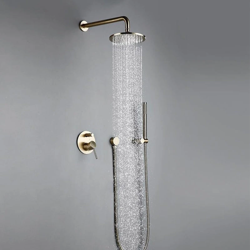 Wasser™ Brass Shower System With Handheld Shower, 12" Shower Head 6 Wasser™ Brass Shower System With Handheld Shower, 12" Shower Head - Image 6