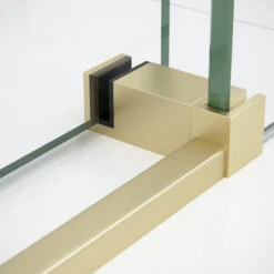 56-60"x60" Frameless Bath Tub Sliding Shower Door, Satin Brass -Warm Bathroom 7311b4ae0345da9d 2735 w800 h800 b0 p0