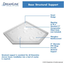 DreamLine SlimLine 40"x40" Neo-Angle Shower Floor, Black Finish -Warm Bathroom 73d1ccf00192ec22 8560 w800 h800 b1 p0