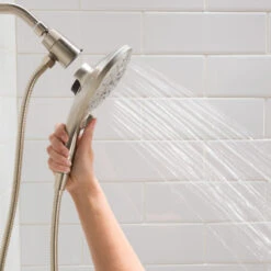 Moen Eco-Performance Handshower, Brushed Nickel -Warm Bathroom 740146210ee111c7 5865 w800 h800 b0 p0