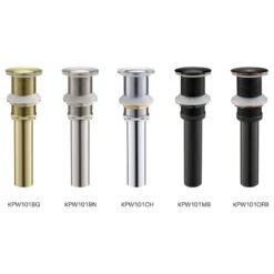 Pop-Up Drain Stopper Without Overflow, Brushed Gold -Warm Bathroom 74513de60233f83a 3330 w800 h800 b1 p0