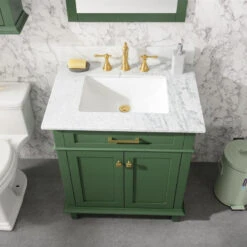 30" Blue Finish Sink Vanity Cabinet, Vogue Green -Warm Bathroom 7481adfa0ee3b4a2 7414 w800 h800 b0 p0