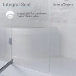 Aquatique 60"x32" Shower Base With Left Hand Drain, White -Warm Bathroom 74c10d710f22ef35 9498 w800 h800 b0 p0