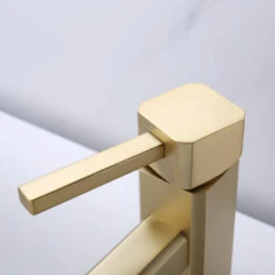 Legion Furniture Single-Hole Single-Handle Bathroom Faucet, Gold 7 Legion Furniture Single-Hole Single-Handle Bathroom Faucet, Gold -Warm Bathroom 74f16d170c474f2b 6149 w800 h800 b0 p0