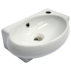 Small White Wall Mounted Ceramic Bathroom Sink Basin -Warm Bathroom 74f18942031a5510 6468 w800 h800 b1 p0