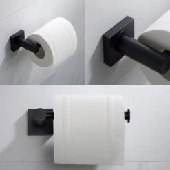 Ventus Bathroom Toilet Paper Holder, Matte Black 11 Ventus Bathroom Toilet Paper Holder, Matte Black -Warm Bathroom 7531572903ea9d10 0406 w800 h800 b0 p0