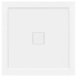 LessCare 32"x32" Right Double Threshold Shower Pan Base Wall Corner Center Drain