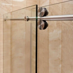 Shower Doors, Frameless, 12mm Clear Tempered Glass, ULTRA-D Collection, Brushed Nickel, 56-60"x79" -Warm Bathroom 75d12b290970e974 5898 w800 h800 b0 p0 1 1