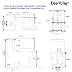 Standard ADA Height One-Piece Elongated Toilet, Dual Flush, 0.8/1.28 GPF -Warm Bathroom 760167fd025fb419 2639 w800 h800 b1 p0