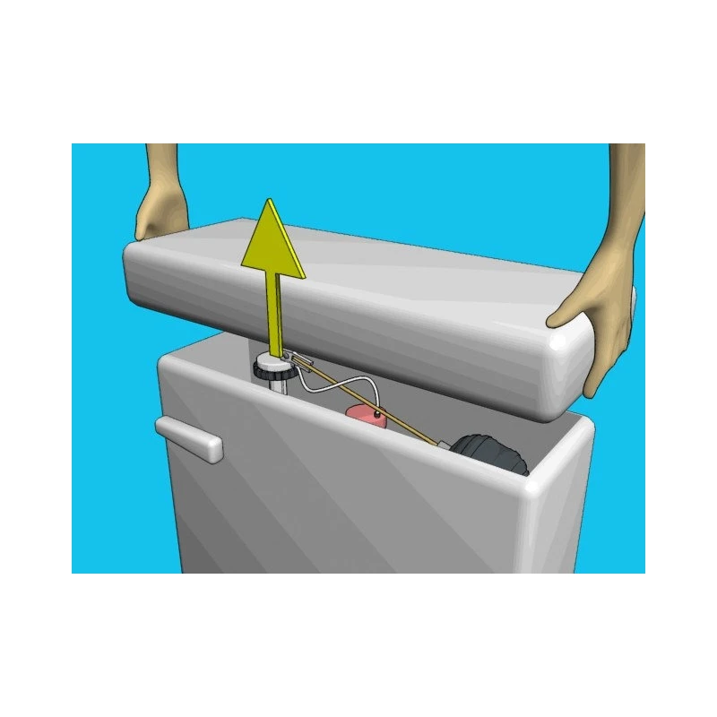 FlushSMART Water Saving Toilet Tank Optimizer Insert/Bag, White 2 FlushSMART Water Saving Toilet Tank Optimizer Insert/Bag, White - Image 2