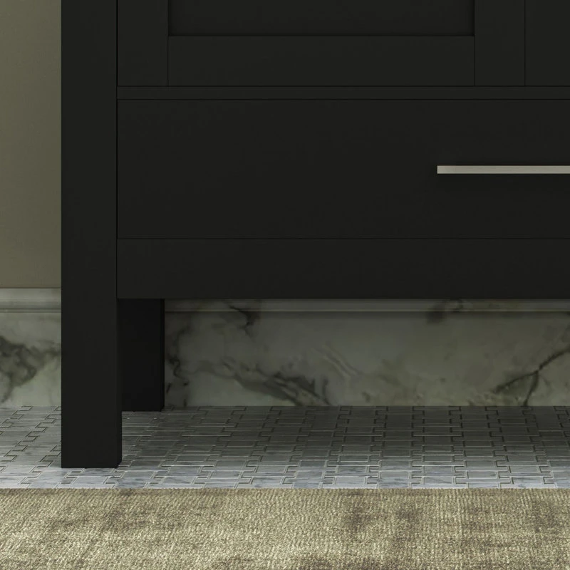 The Kennedy Bathroom Vanity, Double Sink, 84", Espresso, Freestanding 7 The Kennedy Bathroom Vanity, Double Sink, 84", Espresso, Freestanding - Image 7