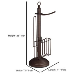 Nu Steel Toilet Tissue Holder With Storage, Oil Rubbed Bronze -Warm Bathroom 779179be0e858d33 0133 w800 h800 b1 p0