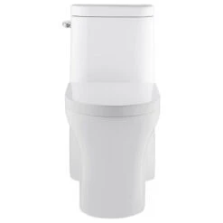 Monaco One Piece Elongated Left Side Flush Handle Toilet 1.28 Gpf -Warm Bathroom 77a1ec190f75fa95 9273 w800 h800 b1 p0
