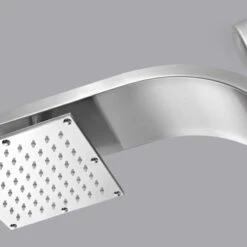 ANZZI Sans 40" Full Body Shower Panel System With Heavy Rain Shower, Nickel -Warm Bathroom 7801196403348a80 8008 w800 h800 b0 p0
