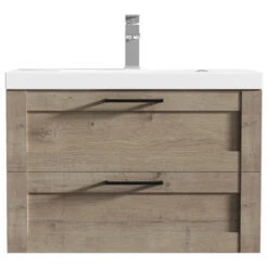 The Cosmo Wall Mounted Modern Bathroom Vanity, Eve, 30"