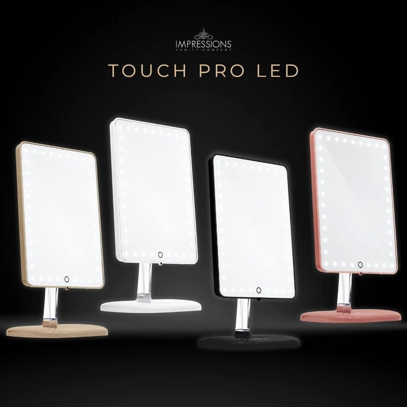 Touch Pro LED Makeup Mirror With Bluetooth Speaker And USB, White 9 Touch Pro LED Makeup Mirror With Bluetooth Speaker And USB, White - Image 9
