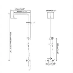 Classic Exposed Brass Two Handle Round Rainshower & Handshower Shower Set -Warm Bathroom 7991b9fd0ecb9e58 5939 w800 h800 b0 p0