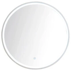 Cirque 24" Mirror , Glossy White