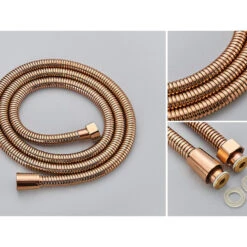 Rose Gold Shower Faucet Rainfall Shower Head Bathroom Shower System -Warm Bathroom 79f16796024d91c7 4316 w800 h800 b0 p0