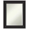 Colonial Black Beveled Bathroom Wall Mirror - 24 X 30 In.