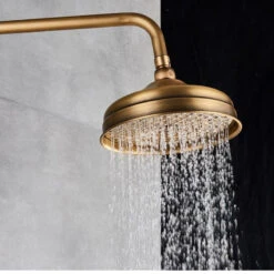 Bronze Rainfall Shower Mixer Faucet Wall Mounted System With Handshower, B-01 -Warm Bathroom 7c81837701e1f0ce 7310 w800 h800 b0 p0