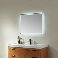 36'' Rectangle LED Lighted Accent Bathroom/Vanity Wall Mirror -Warm Bathroom 7d11ef4101a9c527 7604 w800 h800 b0 p0