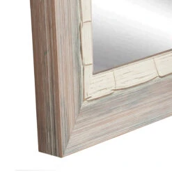 BrandtWorks Weathered Beach Wall Mirror With 3" Wooden Frame - 32" X 50" -Warm Bathroom 7d91703d0db7261e 1645 w800 h800 b0 p0