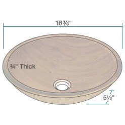 628 Vessel Sink, Sink Only, No Additional Accessories -Warm Bathroom 7e01f82c0c410f43 1226 w800 h800 b1 p0