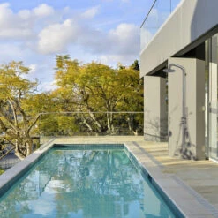 HEATGENE Outdoor Shower With Handheld Shower, Wall-Mounted, Brushed -Warm Bathroom 7ea1355c00f9ca9d 4143 w800 h800 b0 p0