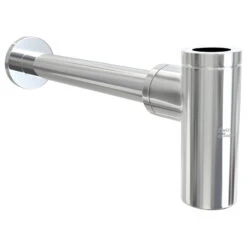 Bottle Trap Drain, Chrome