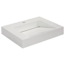Aquamoon Venice Infinity Modern Bathroom Vessel Sink, 23 3/4"