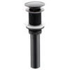 1-5/8" Push Pop-Up Drain Stopper No Overflow For Sink, Oil Rubbed Bronze