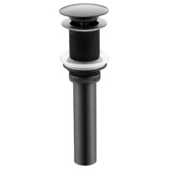 1-5/8" Push Pop-Up Drain Stopper No Overflow For Sink, Oil Rubbed Bronze