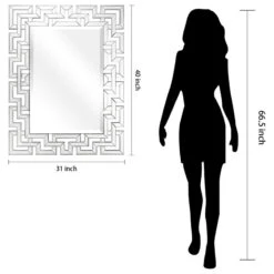 Rectangular Antique Wall Mirror, 0.75" Beveled Center, 40"x 31" Bathroom Mirror -Warm Bathroom 8261281b01b09117 7304 w800 h800 b1 p0