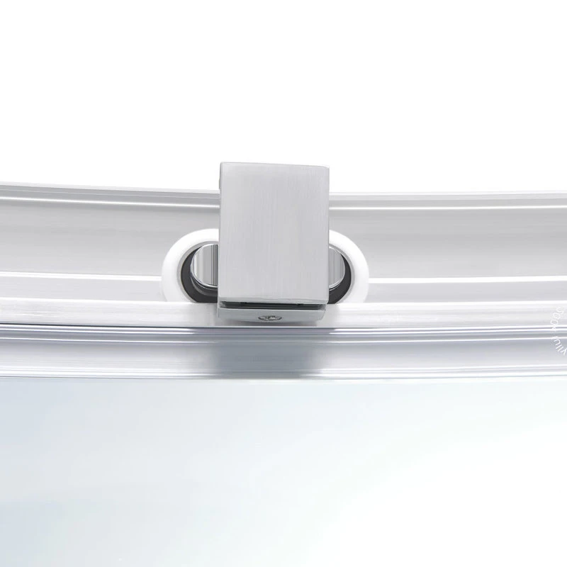 Ove Decors Breeze 34 Shower Kit, Clear Glass Panels And Base, Satin Nickel 7 Ove Decors Breeze 34 Shower Kit, Clear Glass Panels And Base, Satin Nickel - Image 7