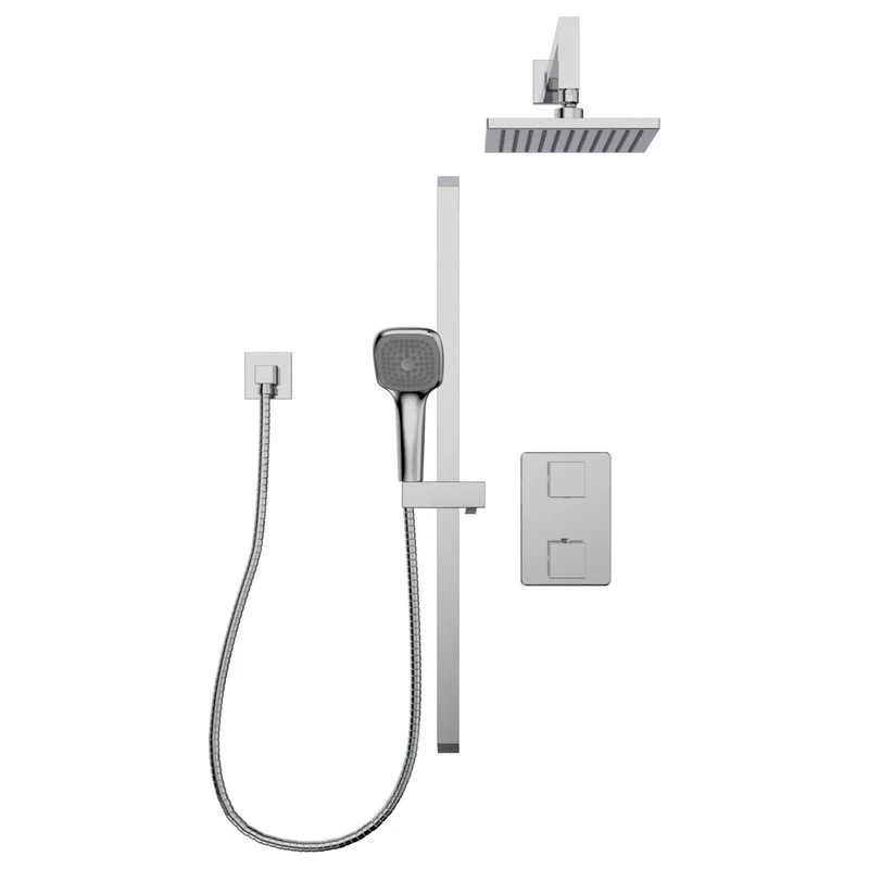Belanger Rain Thermostatic Square Shower System, Wall 5 Belanger Rain Thermostatic Square Shower System, Wall - Image 5