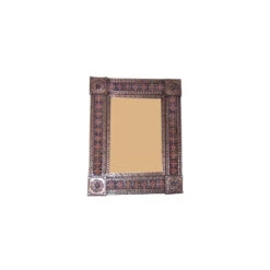 Medium Brown Grenada Tile Talavera Tin Mirror