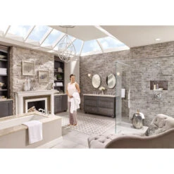 Moen Dartmoor 2-Handle High Arc Bathroom Faucet, Trim Only, Chrome -Warm Bathroom 84a1a78f0d80e8a0 6831 w800 h800 b0 p0