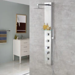 Luxier 55" 3-Jet Shower Panel System With Rainfall Shower Head Hand Shower -Warm Bathroom 8571eb6a0218118f 7208 w800 h800 b0 p0