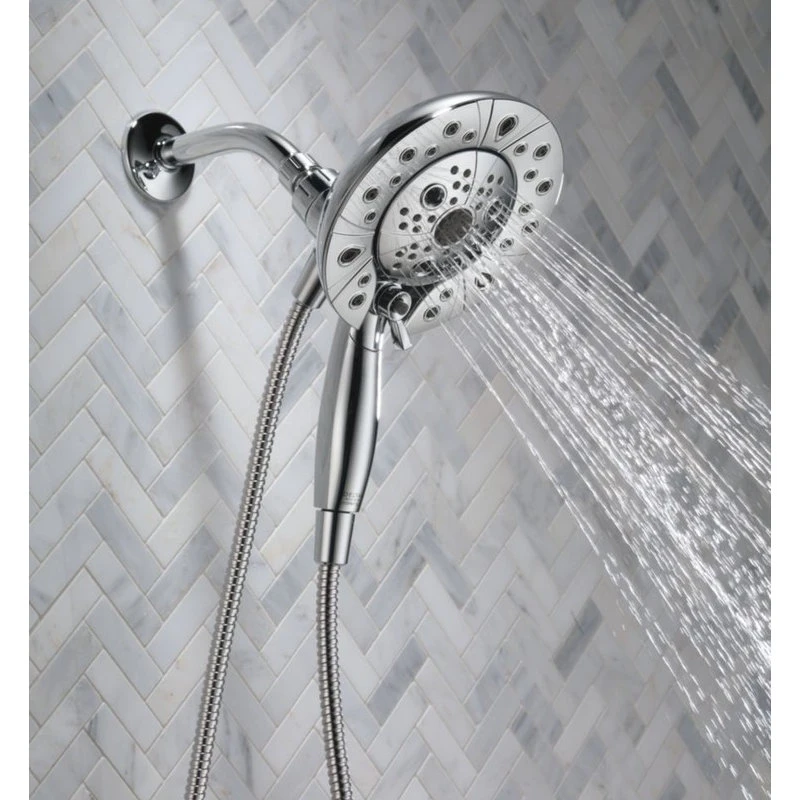 Delta 58480-PK Universal Showering Round 1.75 GPM Multi Function - Brilliance 2 Delta 58480-PK Universal Showering Round 1.75 GPM Multi Function - Brilliance - Image 2