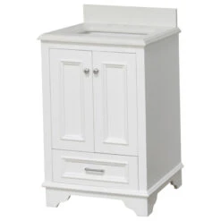 Nantucket 24" Bathroom Vanity, White, Quartz -Warm Bathroom 8741d929028e81df 4584 w800 h800 b1 p0
