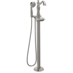 Delta T4797-FL-LHP Cassidy Floor Mounted Tub Filler - Brilliance Stainless