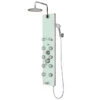 Lahaina ShowerSpa White Glass Shower Panel